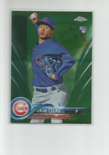 2018 Topps Chrome Green Refractors #101 Jen-Ho Tseng   64/99