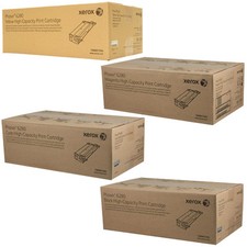 Xerox Phaser 6280 R01395,R01392,R01393,R01394 High Yield Toner Cartridge Set