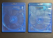 2x Blu-Ray Replacement 2 Disc Cases Case