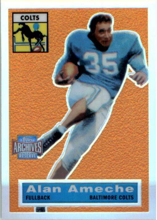 2001 Topps Archives Reserve #2 Alan Ameche 56