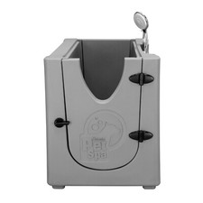 Home Pet Spa Mobile Pet Dog Washing  Grooming Bath Enclosure in/outdoor Gray