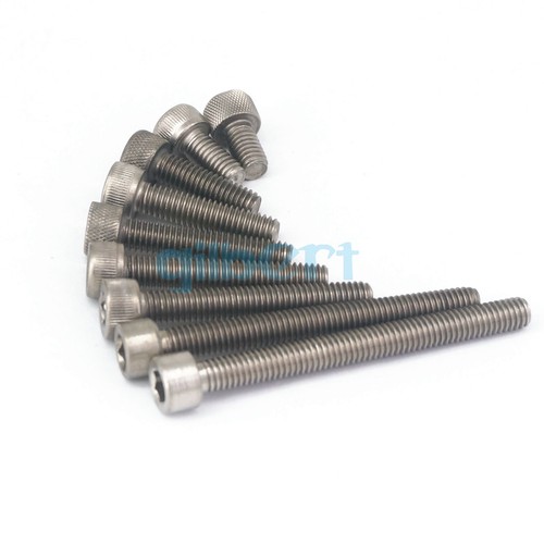 10pcs M6x 10mm-120mm Length GR2 Titanium Hex Socket Head Cap Screw Bolts DIN 912 - Picture 3 of 65