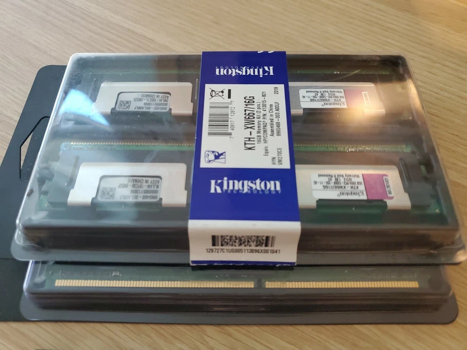 Kingston HP KTH-XW667/16G 16GB (8GB X2) DDR2 667Mhz ECC FB (Fully Buffered) RAM  - Image 4 of 4