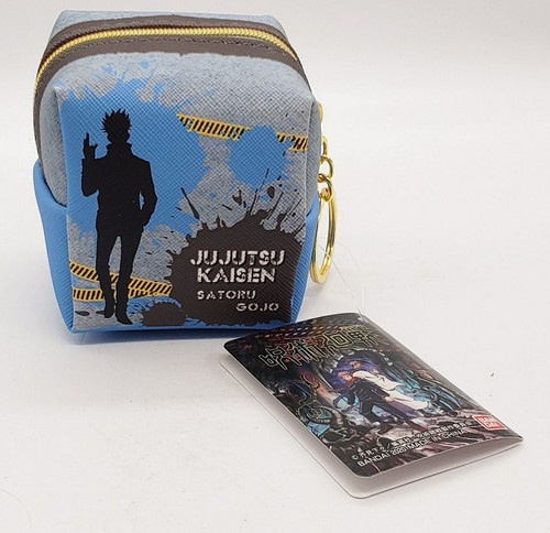 Jujutsu Kaisen Gojo Satoru Coin Cube Purse Keychain NEW *US SELLER* - Picture 2 of 4