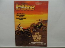 Oct 1984 Bike Magazine Honda Suzuki Yamaha Kawasaki KLR600 Moped L11221