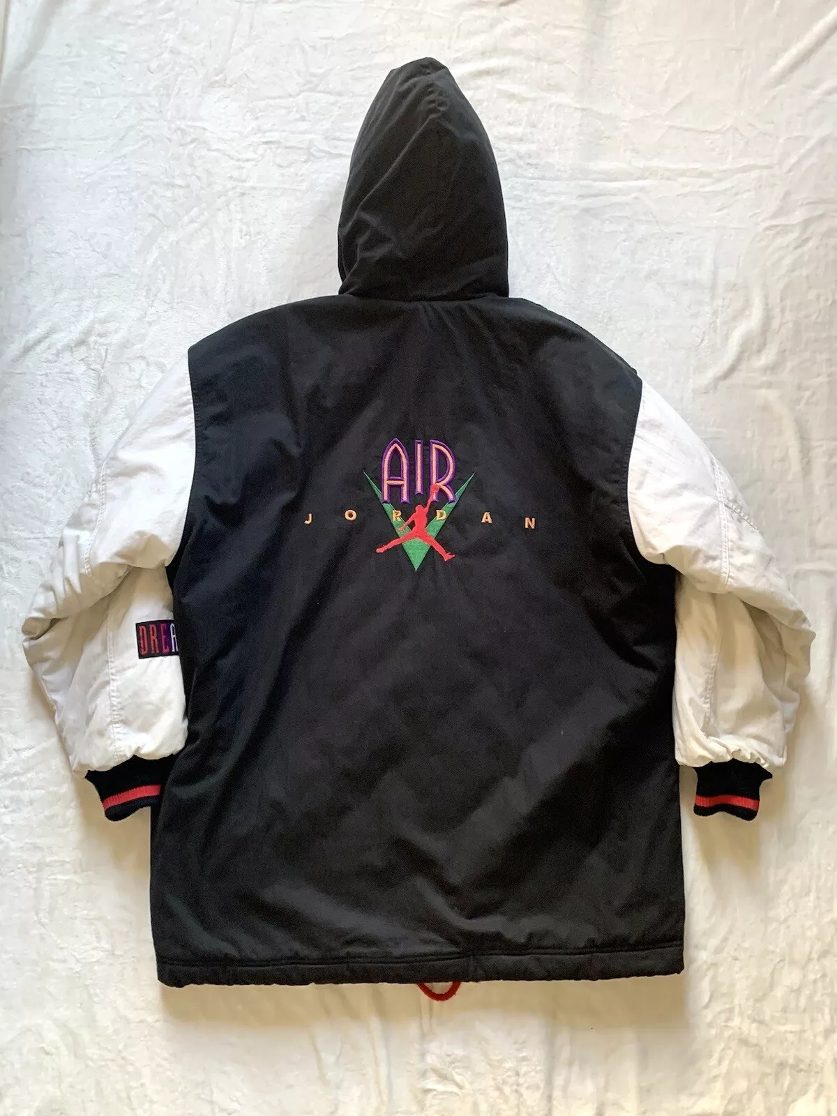 Vintage années 90 Jordan Nike manteau tampon veste Down Supreme