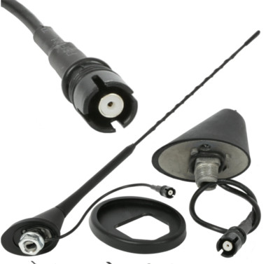 Dachantenne Raku 2 Radioantenne Dach Antenne Fuß + Stab für Skoda Octavia