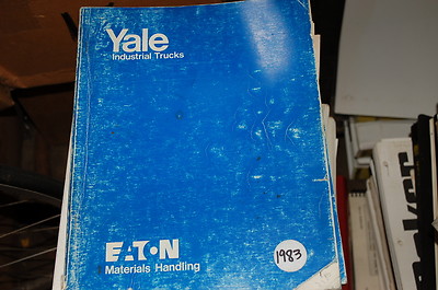 YALE Model NS Narrow Aisle Straddle Truck Forklift Parts Manual