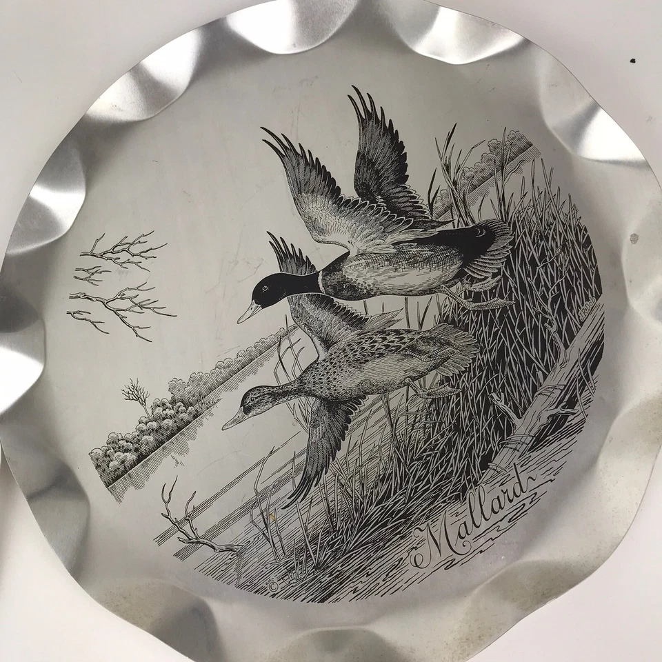 De Colección Pato Mallardo Anillo Cuello Faisán Stylemaster Bandeja Placa Reynolds Dob Foto 4 de 4