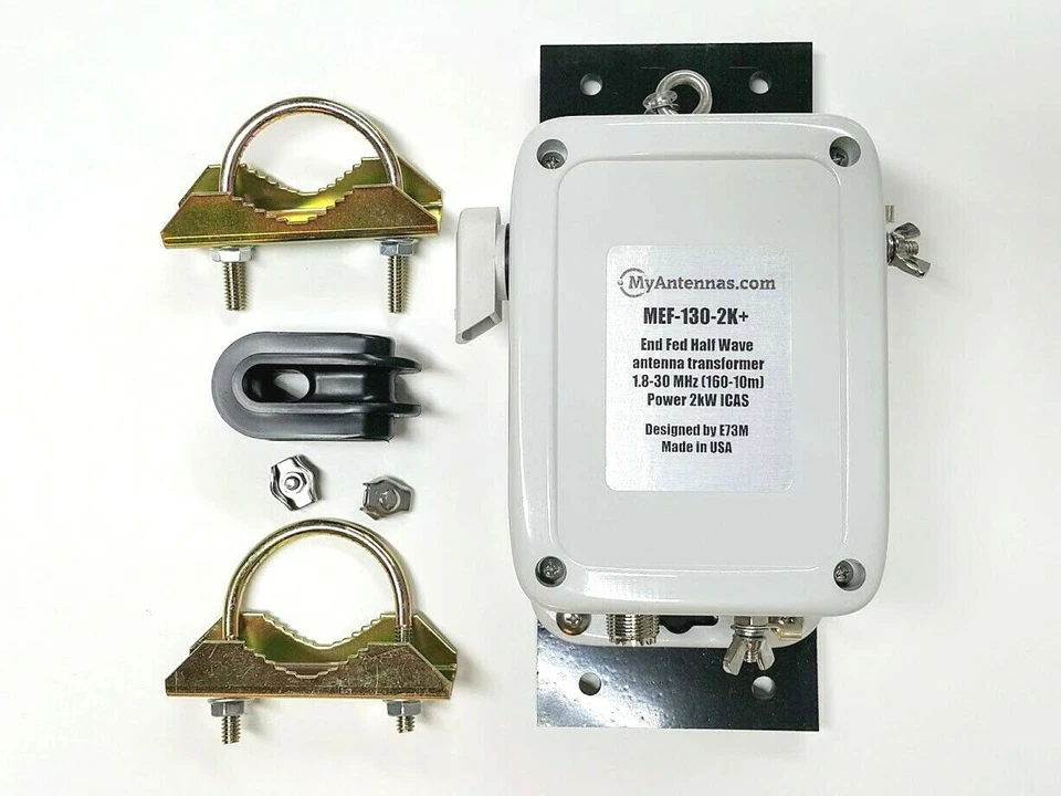Antena EFHW Transformador UNUN 49:1 2450:50Ohms MEF-130-2K -MÁS 2kW ICAS 160-10m Foto 2 de 4