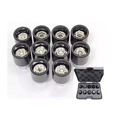 For TOYOTA Security Master Locking Lock Wheel Nut Key Bolt - 10-Piece Set5Nk1Exm