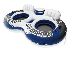 Intex River Run II Inflatable 2 Person Pool Tube Float w/ Cooler (5 Pack) - Click1Get2 Deals&set=par&price_min=200&sale=mega Discount&set=par&discount=60 Or More&sale=mega Discount