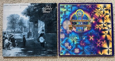 The MOODY BLUES - Long Distance Voyager & The Promise LP Lot x2 - Vinyl * /nMINT
