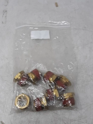 Lot of 8 Parker Brass Reducing Bushings 1 3/4" VS209P-12-8 Threaded Fittings USA