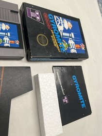 Gyromite (Nintendo NES, 1985) CIB Black Box 5-Screw Hangtab
