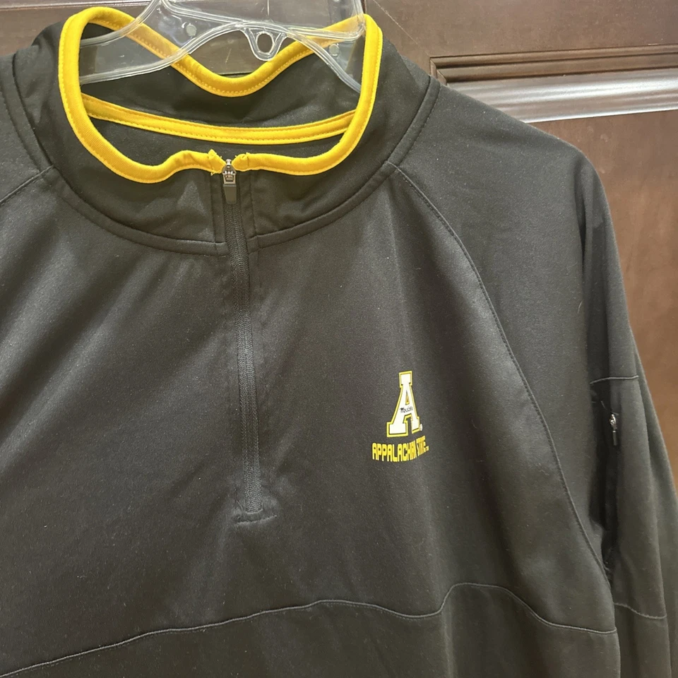Pullover App State Mountaineers 1/4 Cremallera Para Hombres XXL Apalaches Coliseo Golf Foto 2 de 4