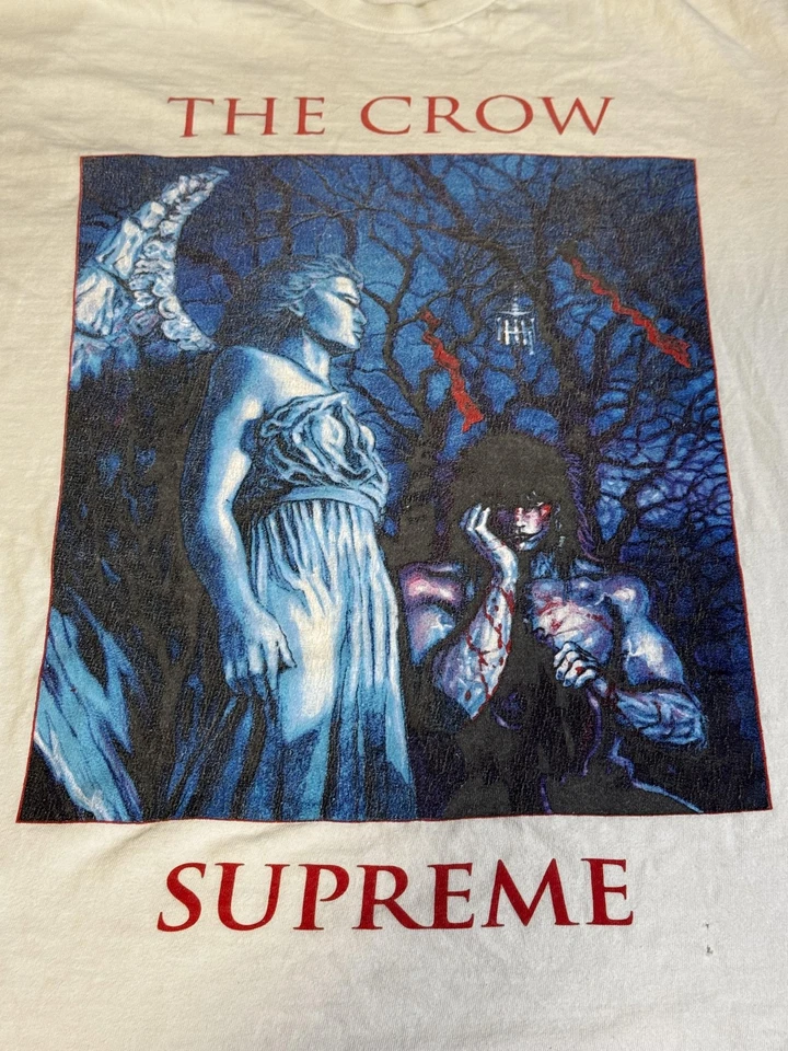 Supreme The Crow Shirt Mens Medium White James O'Barr Graphic Movie Tee 2021 USA - Image 2 of 4