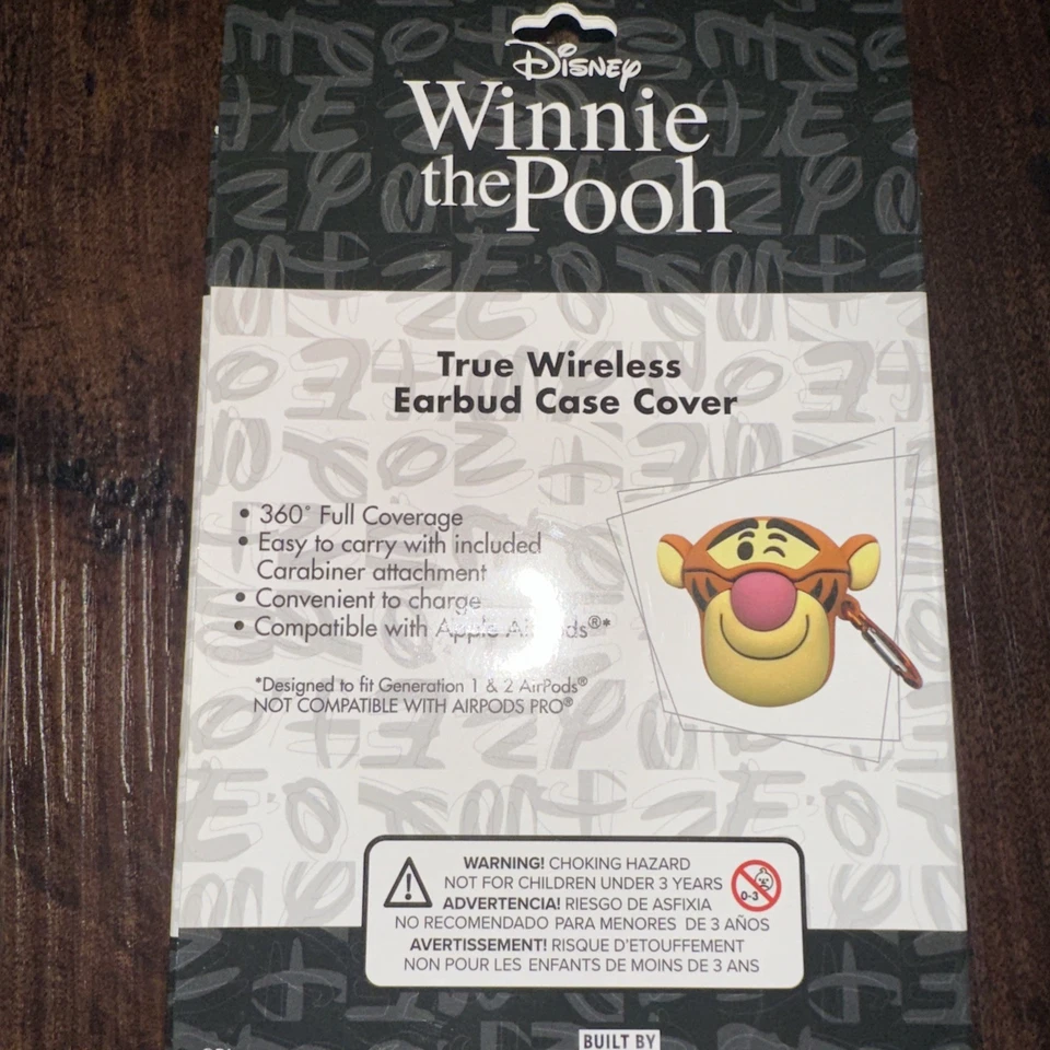 Nuevo Disney Winnie The Pooh Tigger Figura Verdadero Inalámbrico Auriculares Estuche Cubierta Raro Foto 4 de 4