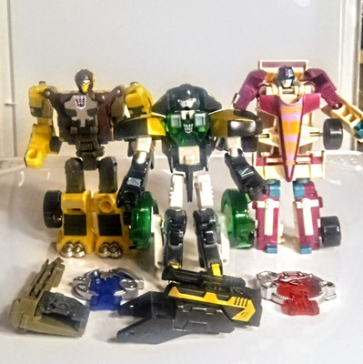 Transformers Cybertron Swindle & Ransack with Skid-z Indy Heat Version Lot of 3