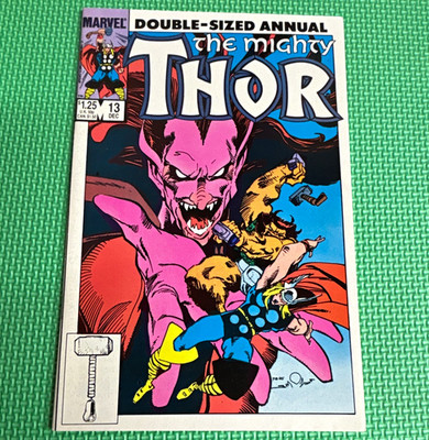 Marvel Comics The Mighty Thor Annual #13 (1985) Double-Sized Walt Simonson