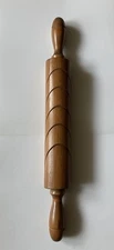 Colonial Furniture Company Wood  Rolling Pin Letter/Recipe Holder 18.5 Inches
