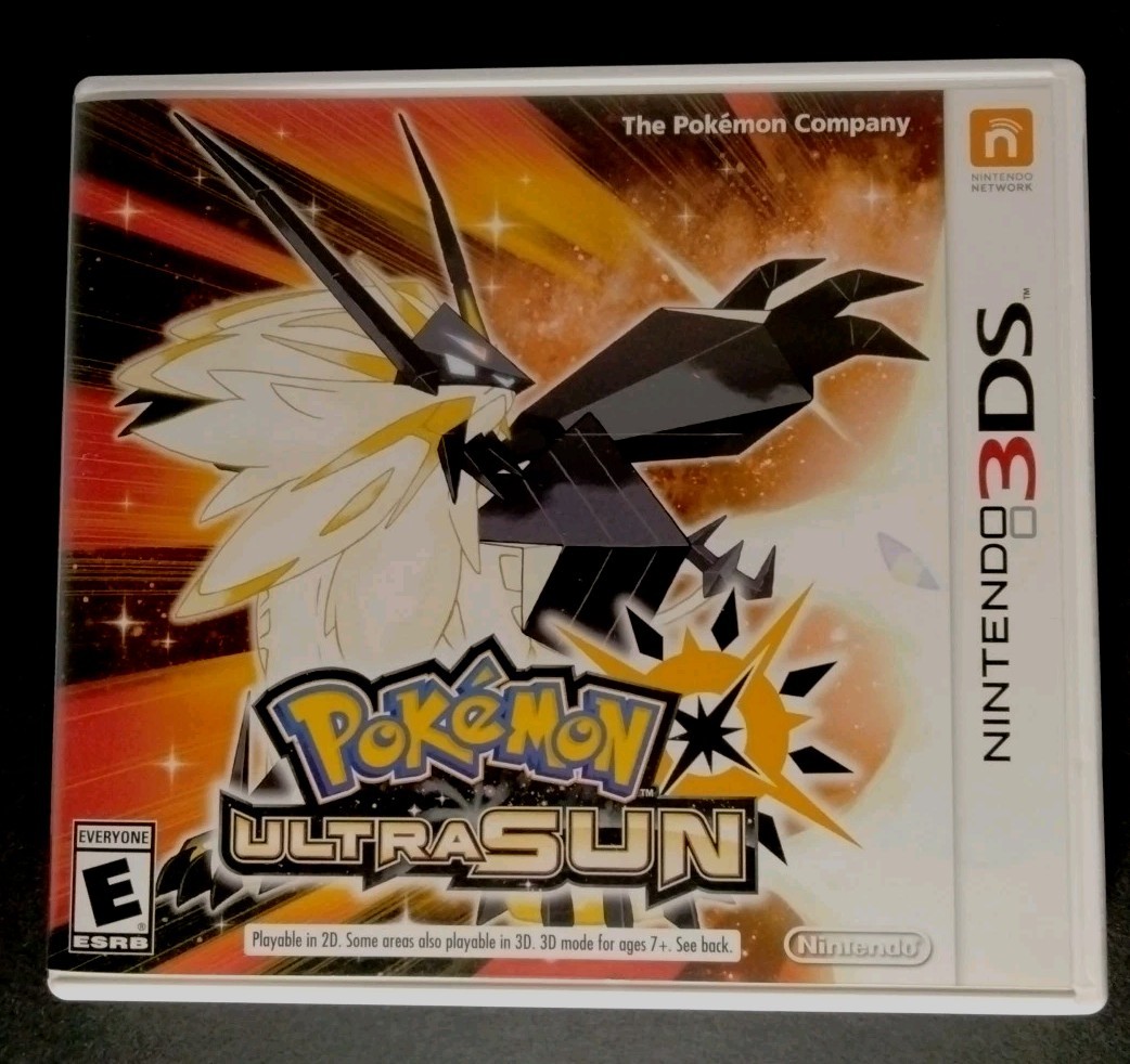 Pokemon Ultra Sun Nintendo 3ds Authentic Box Case Artwork ONLY | eBay