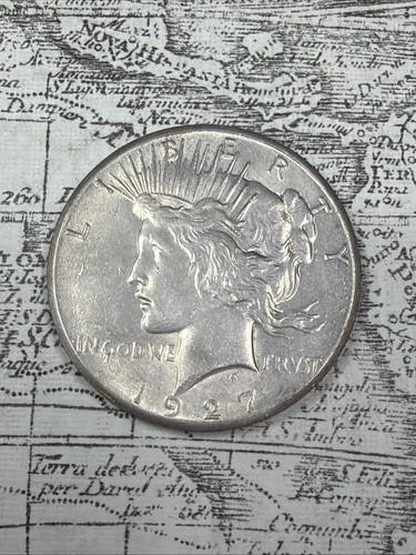 1927 Peace Dollar - AU - PD01