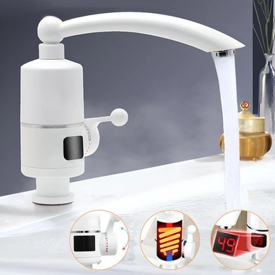 Wasserhahn mit Durchlauferhitzer Elektrischer Wasserhahn 3000W Warmwasserhahn