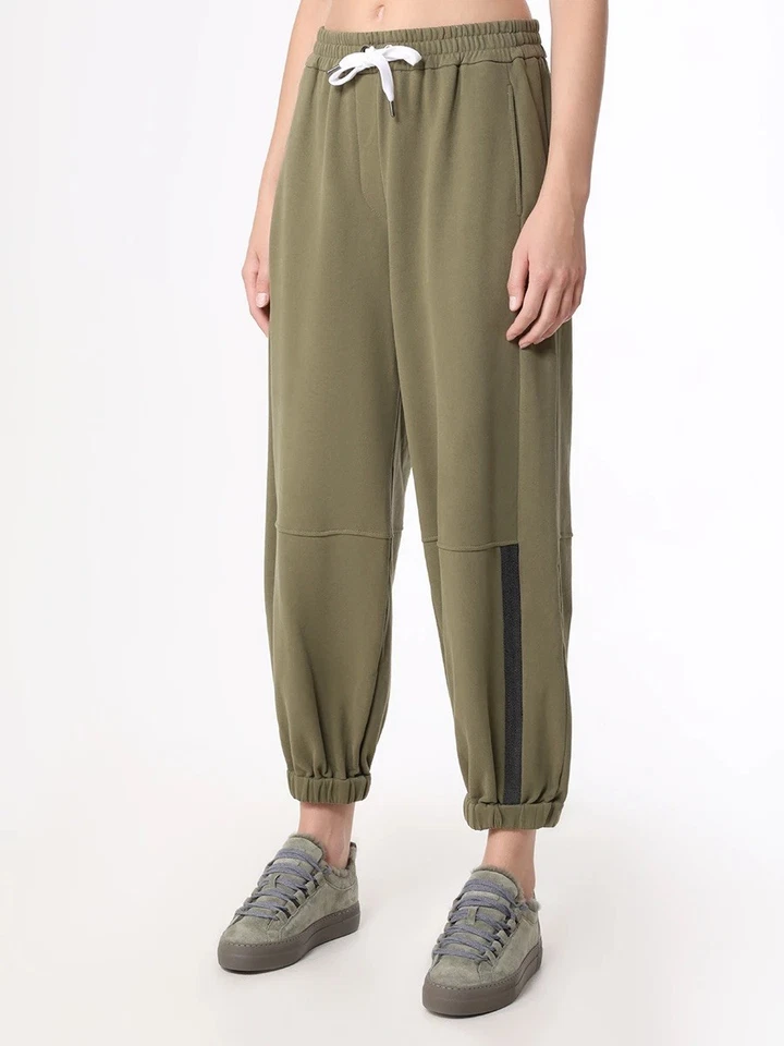 Conjunto de chándal Brunello Cucinelli de algodón verde Foto 4 de 4