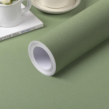 Green Peel and Stick Wallpaper, 15.7" X 118.1" Green Contact Paper for Cabinets