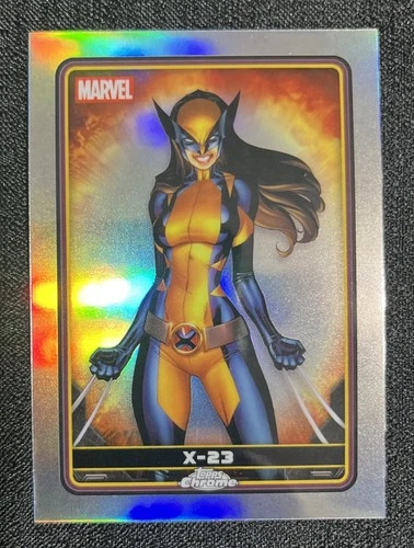 X-23 2025 Topps Chrome Deadpool Silver Refractor #15 Marvel