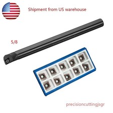 5/8" SHANK X 8" LONG S10-SCLCR3 INDEXABLE BORING BAR  10P CCMT09T304 INSERT USA
