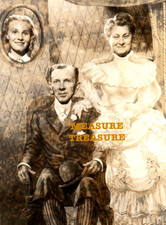 C.1940 KNOTTS BERRY BUENA PARK CA STUDIO CUTOUT MIRROR PITCHUR GALLERY PHOTO F48