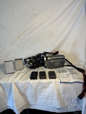 JVC Compact VHS Camcorder Lot GR-AXM230U AND GR-SXM527 - UNTESTED No Power Cords