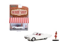 1965 FORD THUNDERBIRD W/ WOMAN IN DRESS 1/64 DIECAST CAR GREENLIGHT 97140-B