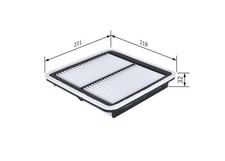 BOSCH Luftfilter F 026 400 206 für SUBARU