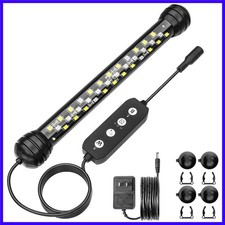 Led Aquarium Light with Timer, Submersible Aquarium Plant Light, Fish Tank Li...
