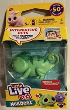 Little Live Pets NeeDees Single Pack Interactive Pet ~ Curlee Chameleon ~ NEW