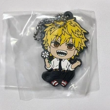 E348 Deji Chainsaw Man Reze Anime Movie Rubber Keychain Takara Tomy YO29