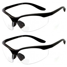 grinderPUNCH ANSI Z87 Bifocal Safety Reading Glasses Impact Resistant Magnifying