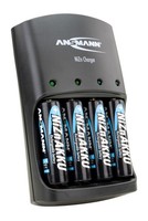 Ansmann Nickel-Zink LadegeräT FüR 1,6V Nizn Aa & Aaa Akkus Inkl. 4X Aa 2500Mwh