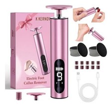 Kernowo Electric Foot Callus Remover Pink 9 Speeds