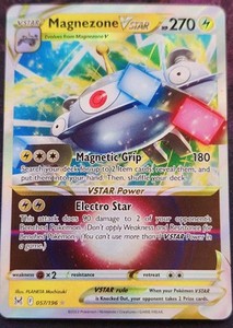 Pokemon Magnezone VSTAR 057/196 Swsh11: Lost Origin Holo NM