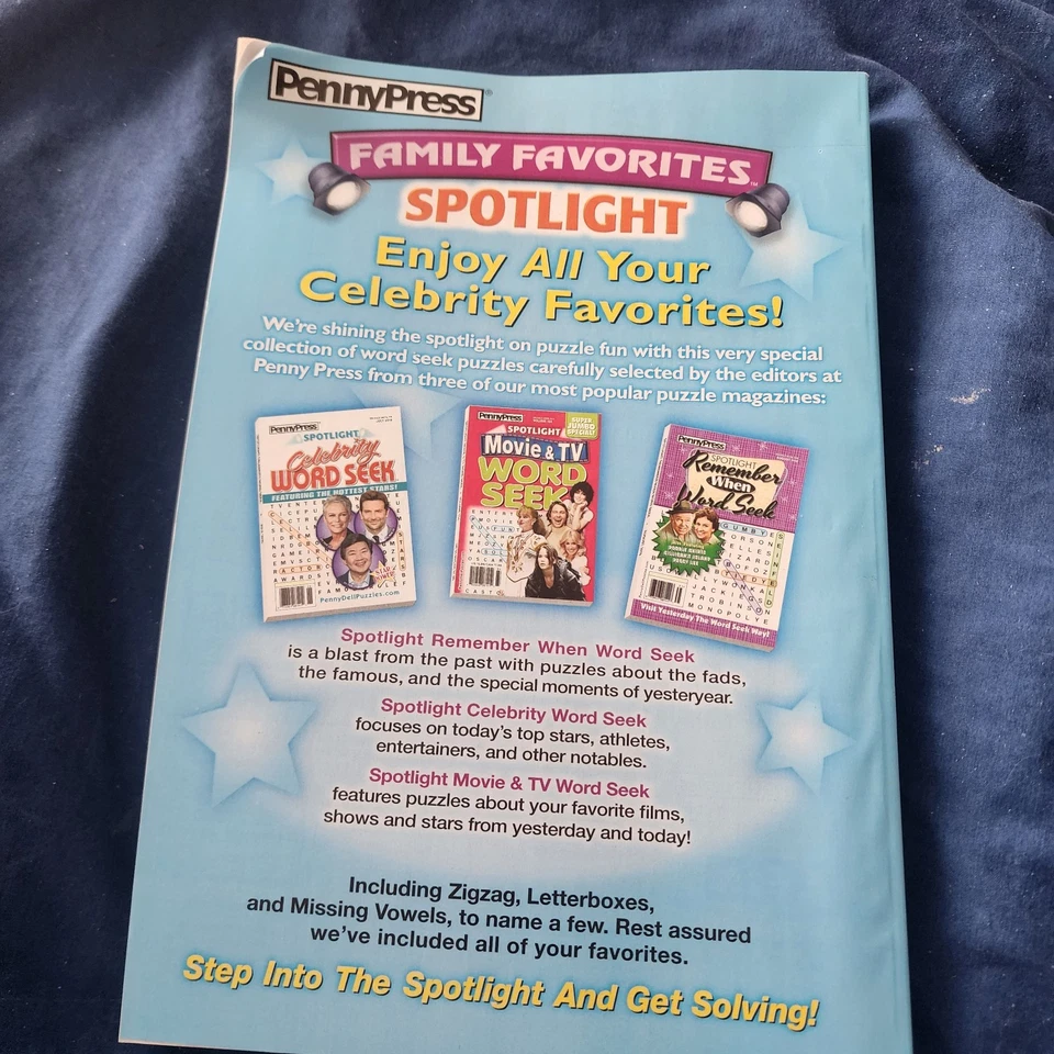 Word Seek Puzzles Family Favorites By Penny Press - Image 2 of 2