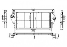 HART Ladeluftkühler LLK für Renault Espace IV 2.0 1.9 dCi Laguna II Grandtour