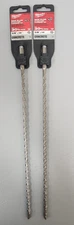 Milwaukee SDS Plus 2-Cutter Carbide Tip 1/4"x14" Concrete 48-20-7435 LOT OF 2