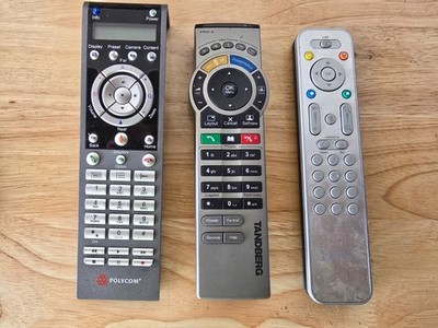 Polycom/Tandberg (Cisco)/Lifesize Video Conferencing Remotes (3 remote bundle)