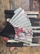 10 Chinese Hand Fans Vintage