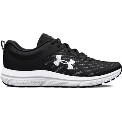 UNDER ARMOUR MEN CHARGED ASSERT 10 RUNNING BLACK/BLACK/WHITE SIZE 11