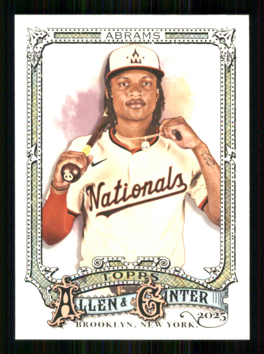 2025 Topps Allen & Ginter #90 CJ Abrams Washington Nationals 65431